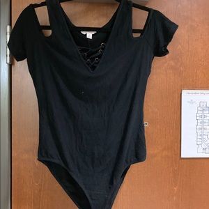 Candies Black Body Suit